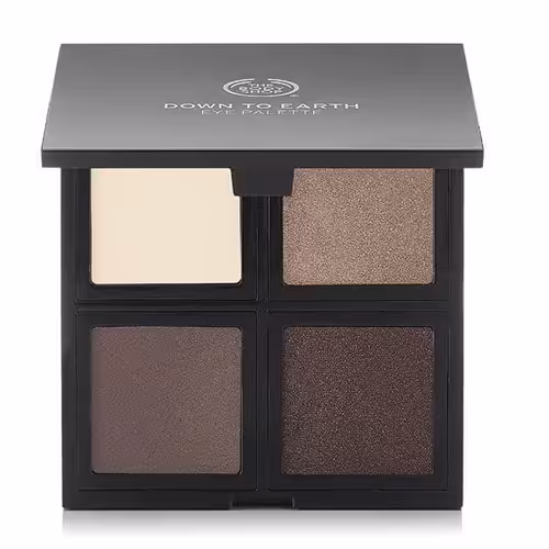 پالت سایه چشم چهار رنگ بادی شاپ مدل Down To Earth رنگ 04 Smoky Plum