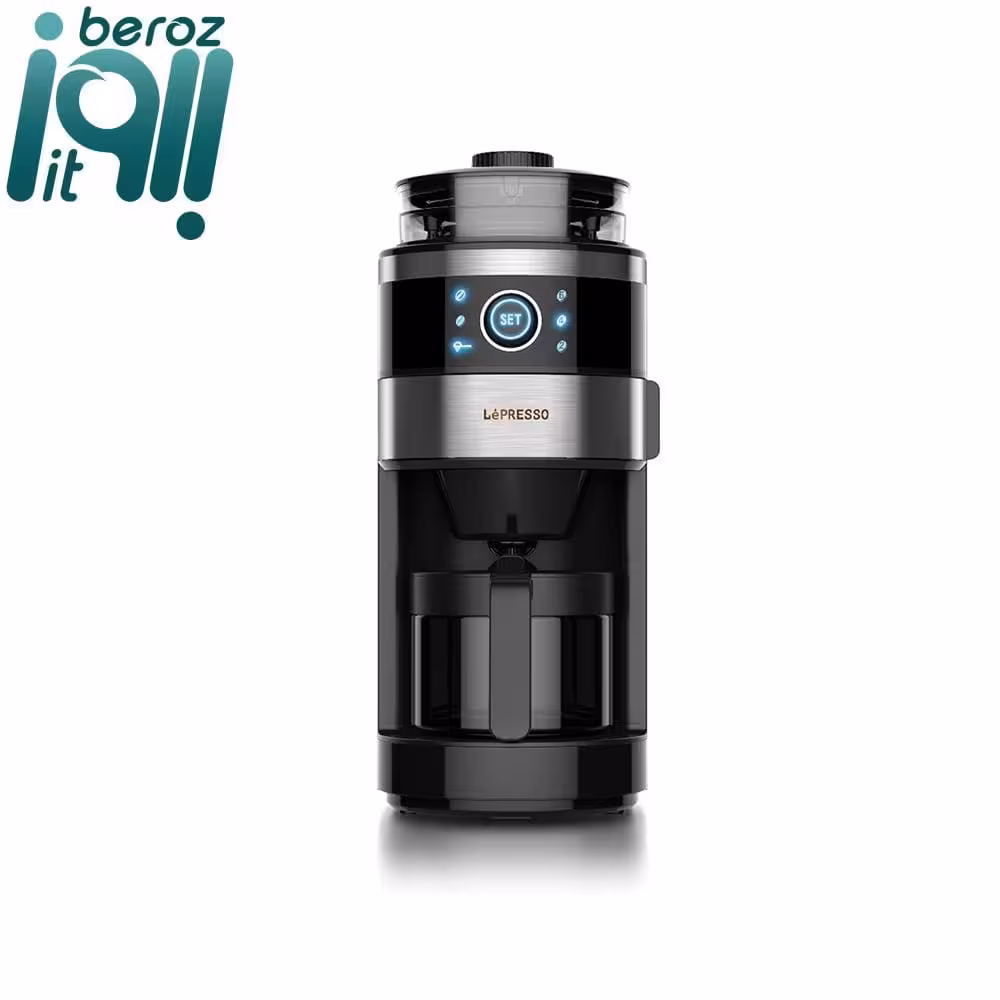 دستگاه قهوه‌ ساز و آسیاب قهوه لپرسو LePresso Bean Grinder LP6DCMBK  (اورجینال – پلمپ)