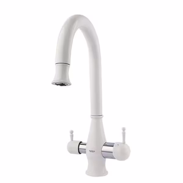 شیر ظرفشویی دو منظوره راسان مدل رزا شیری کروم