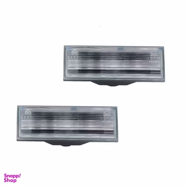 چراغ پلاک خودرو قطعه سازان کبیر مدل PEL-132-185 مناسب برای پراید 132 بسته 2 عددی