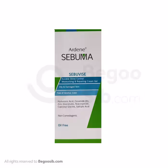 کرم ژل مرطوب کننده و بازسازی کننده سبوما آردن 40 گرمی