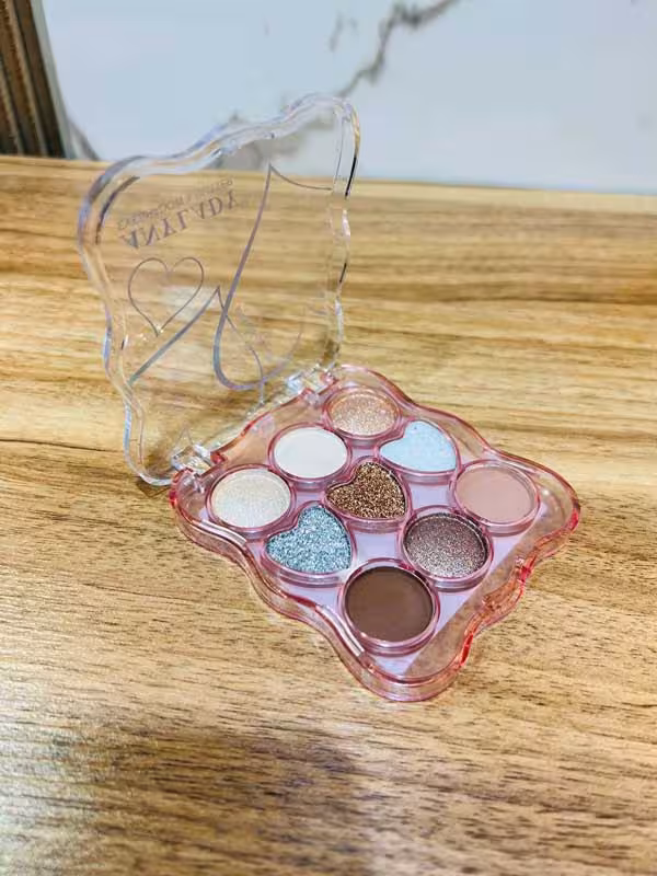 پالت سایه 9 رنگ انیلیدی قلبی