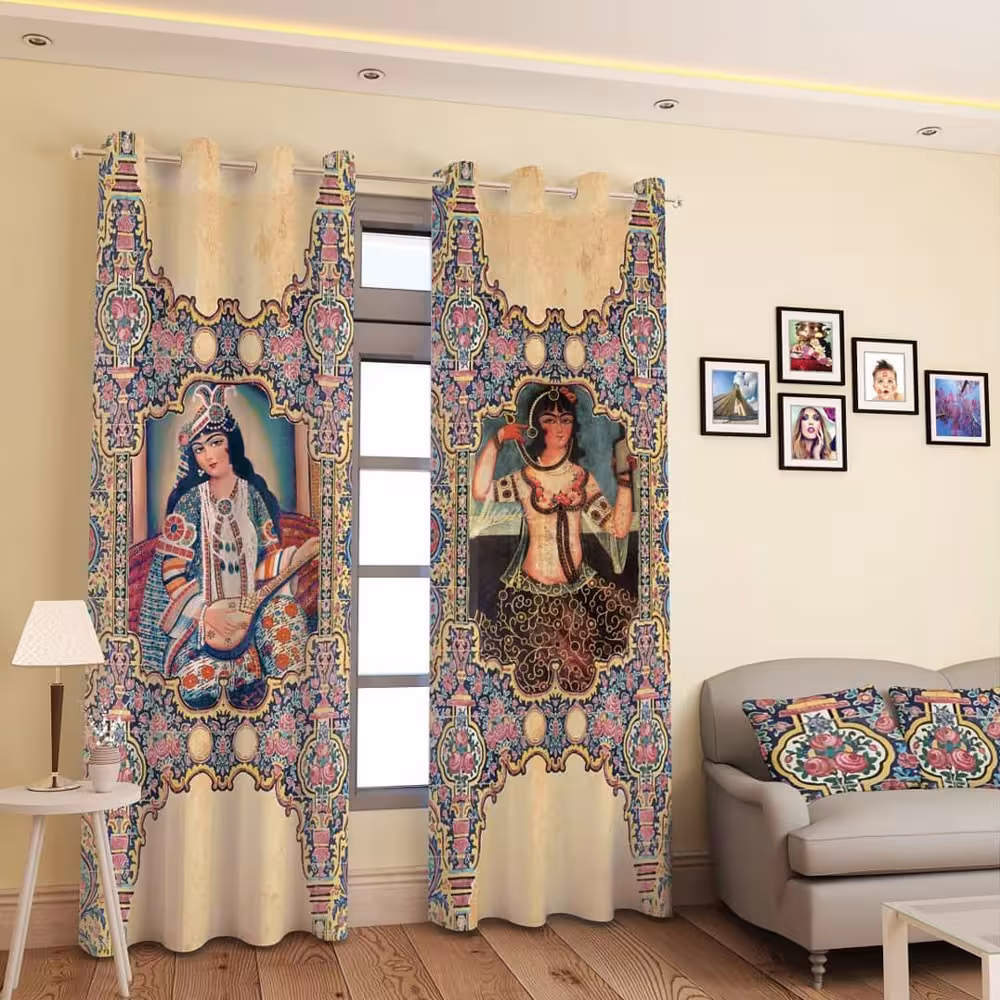 پرده پانچی کد 561 (طرح سنتی)