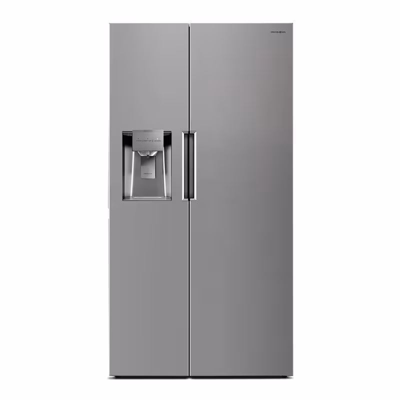یخچال فریزر ساید بای ساید پاکشوما نقره ای مدل P340S