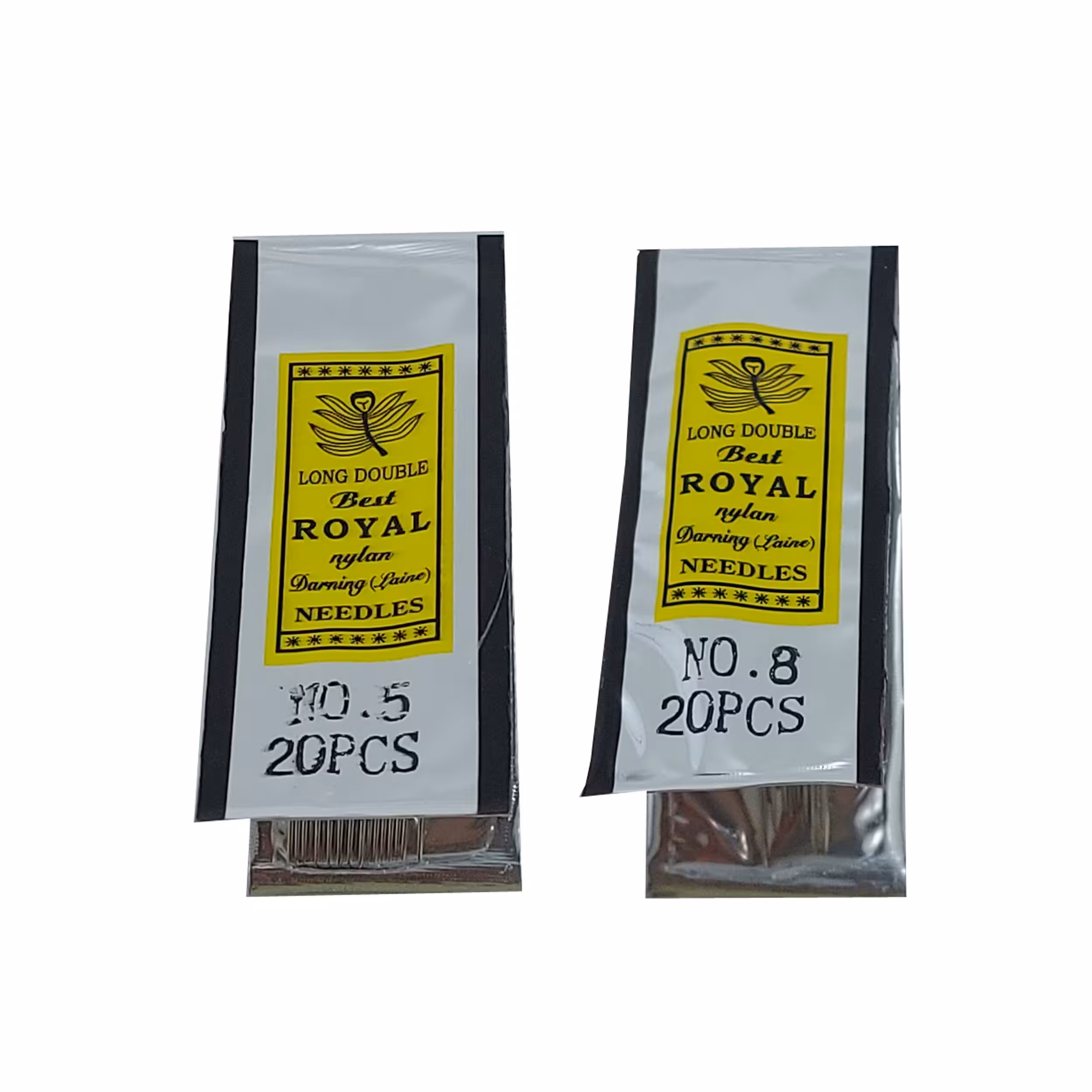 سوزن خیاطی رویال مدل R58 دو بسته 20 عددی