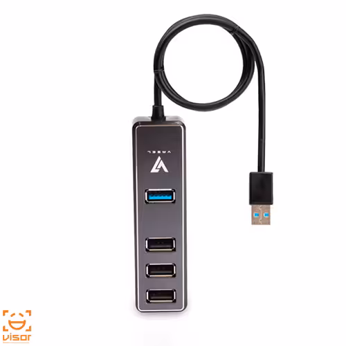 هاب 4 پورت VASEL USB 3.1  USB 2.0