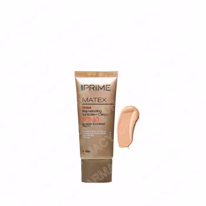 کرم ضد آفتاب جوان کننده SPF50 رنگی پرایم