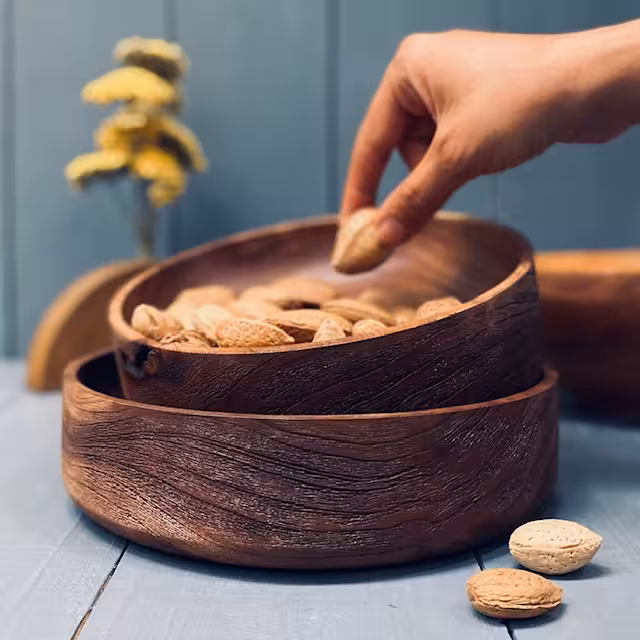 ظرف پذیرایی چوبی کد 925