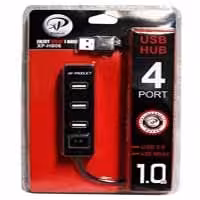 هاب 4 پورت،کلیددار، آداپتور خور،کابل 1 متری USB2.0 XP- H806G