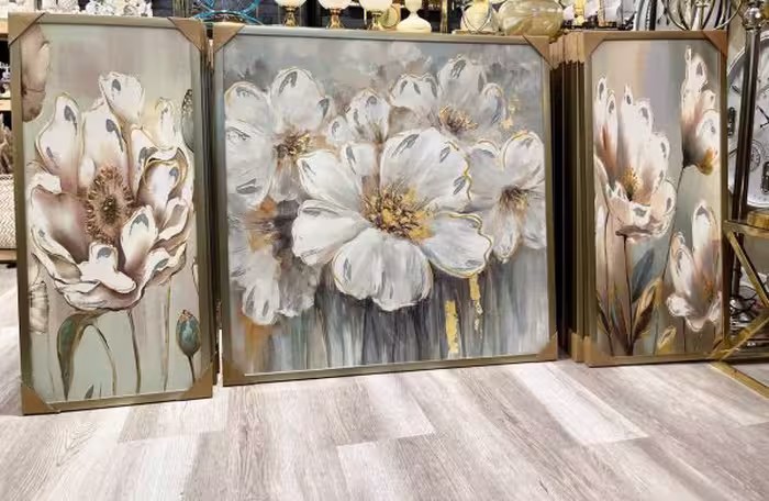 تابلو تکسچر برجسته سه تکه