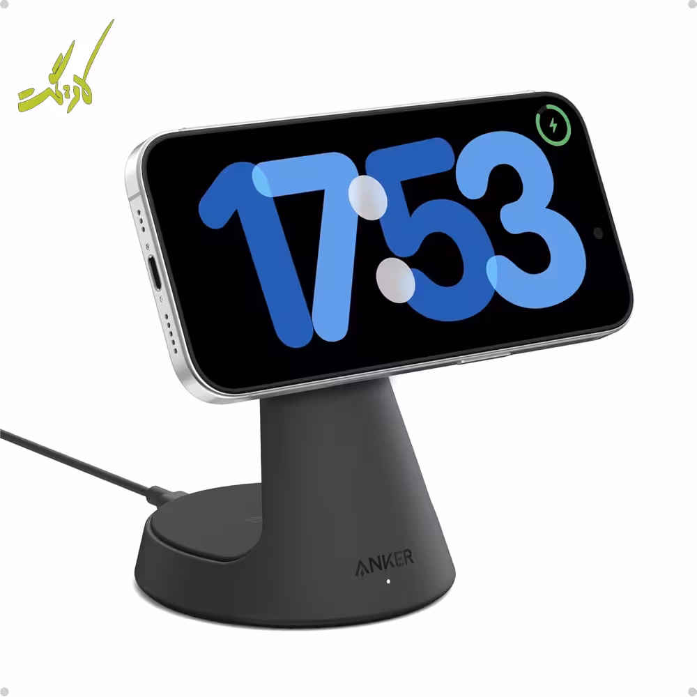 شارژر وایرلس 2 در 1 انکر Anker MagGo 2-in-1 Wireless Charger A25M7