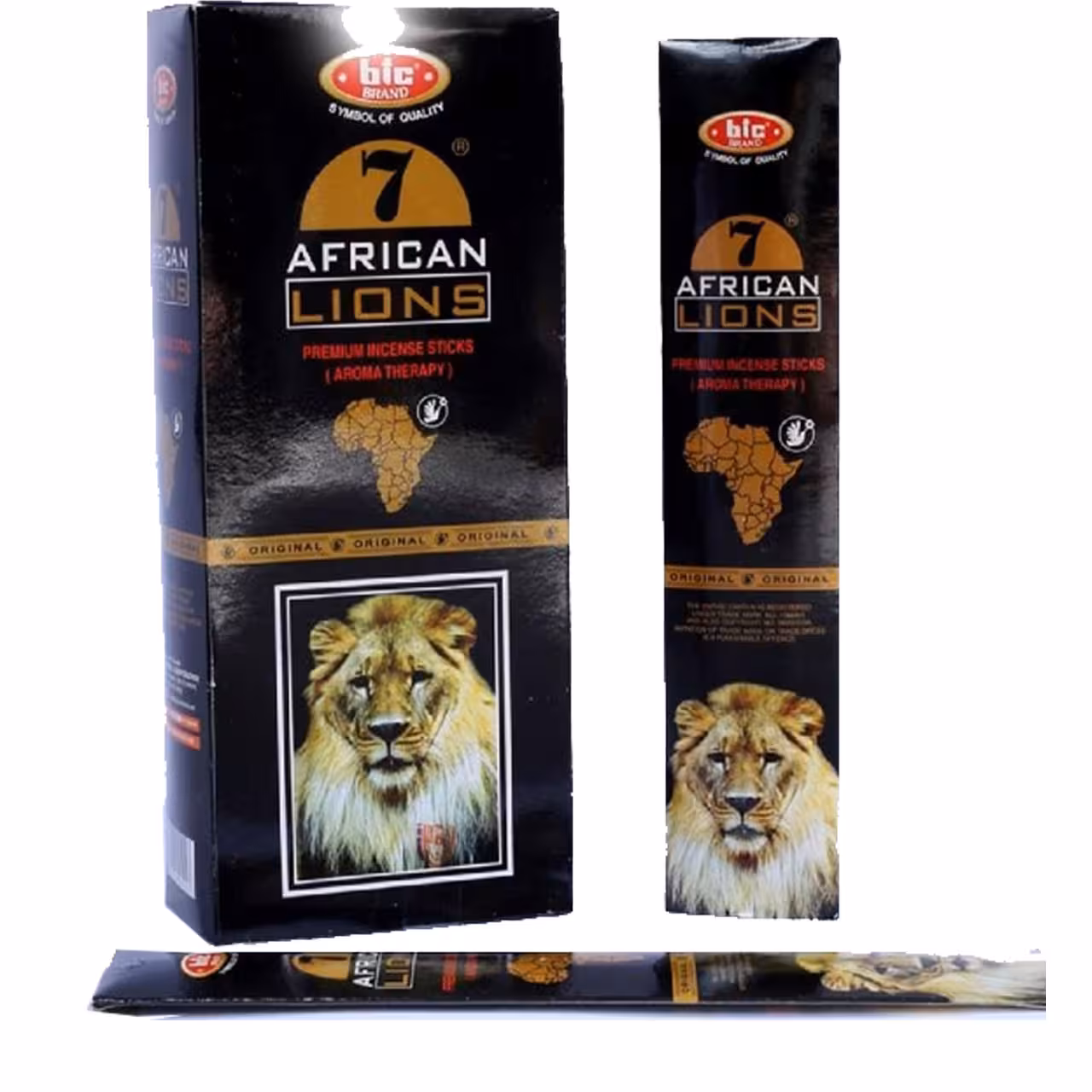 عود بیک مدل هفت شیر آفریقایی بسته 20 عددی