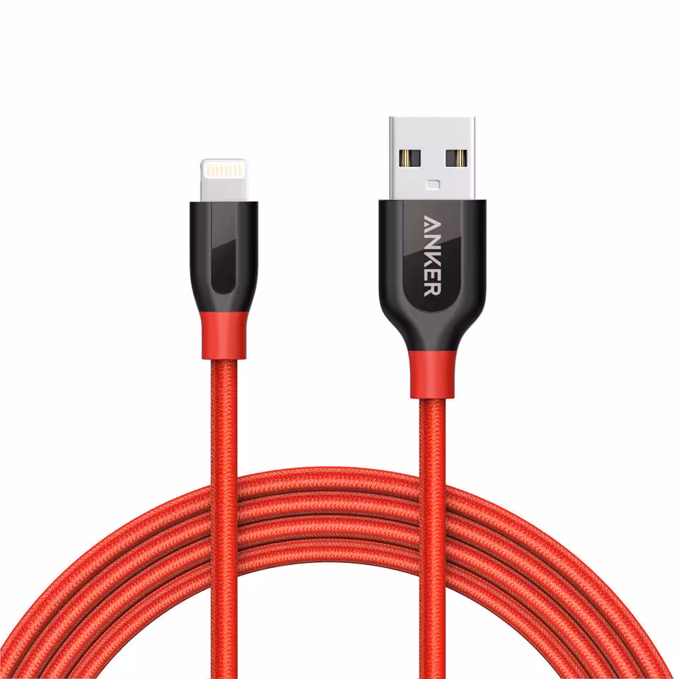 کابل تبدیل USB به لایتنینگ انکر مدل A8122 PowerLine Plus طول 1.8 متر