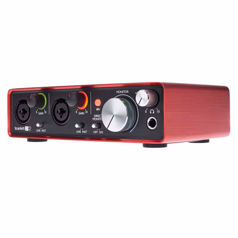 کارت صدا focusrite scarlett 2i2 g2