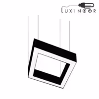 چراغ لاینر آویز RGB مربع  1M اف ای سی 80 وات -7080