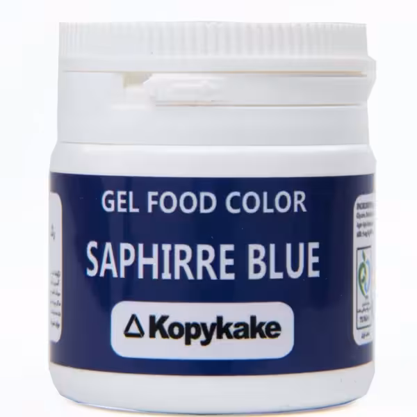 رنگ خوراکی ژله ای آبی یاقوتی کپی کیک 35 گرمی