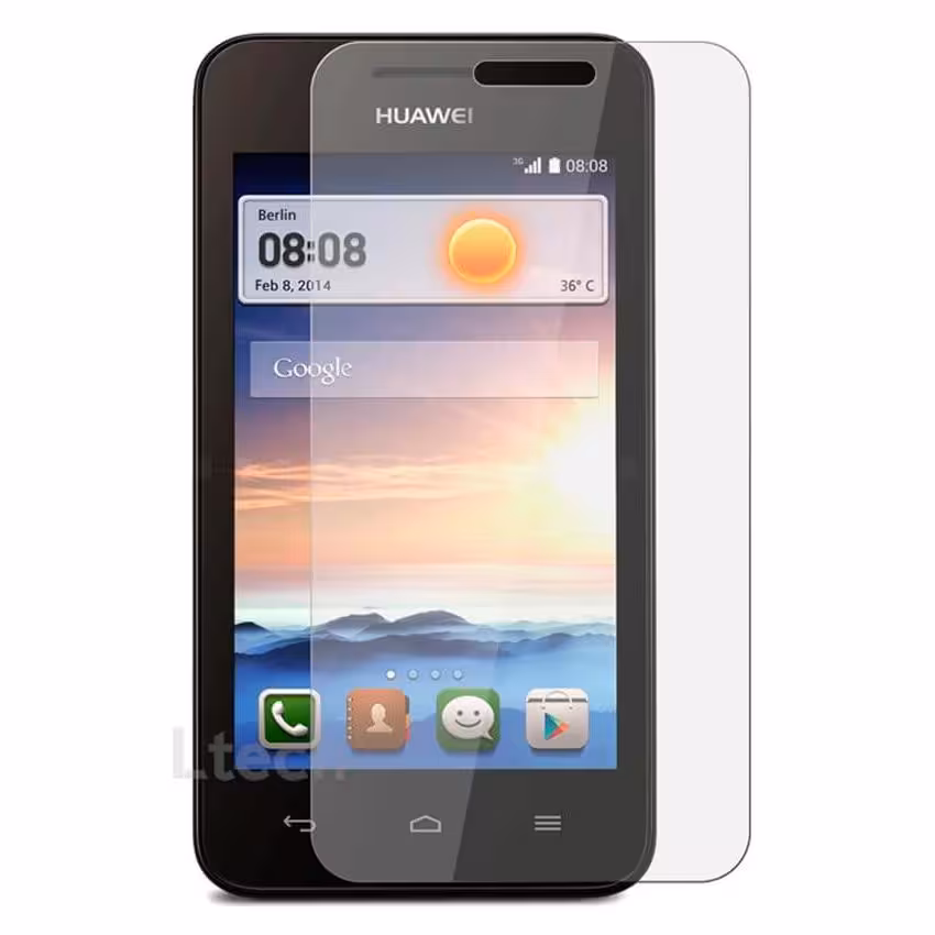گلس شیشه ای شفاف گوشی هوآوی Y330 / Y360