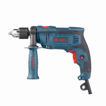 دریل برقی چکشی 13 میلی‌متری آچاری 750 وات 2800 دور 2214 رونیکس