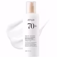 شیر مرطوب کننده و روشن کننده برنج 70 و سراماید آنوا Anua
