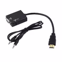 مبدل HDMI به VGA کی نت مدل K-COHD2VGAP به همراه کابل AUX