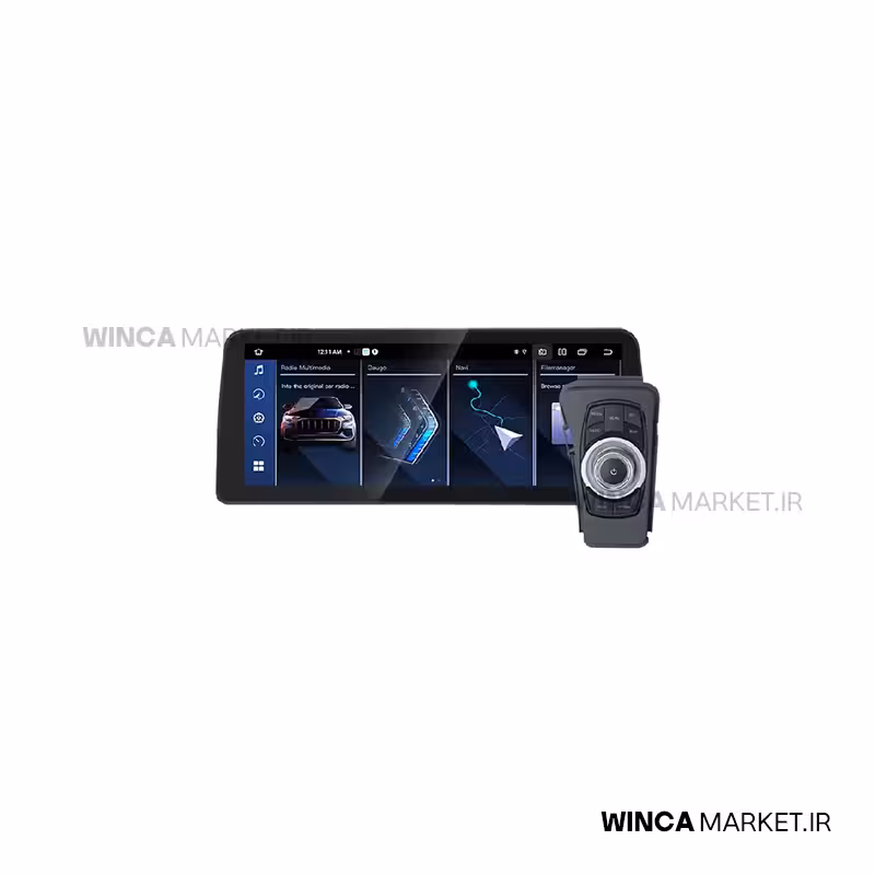 مانیتور فابریک اندروید 12.3 اینچ بی ام و (320 , 325 , 330) BMW e90 با موس