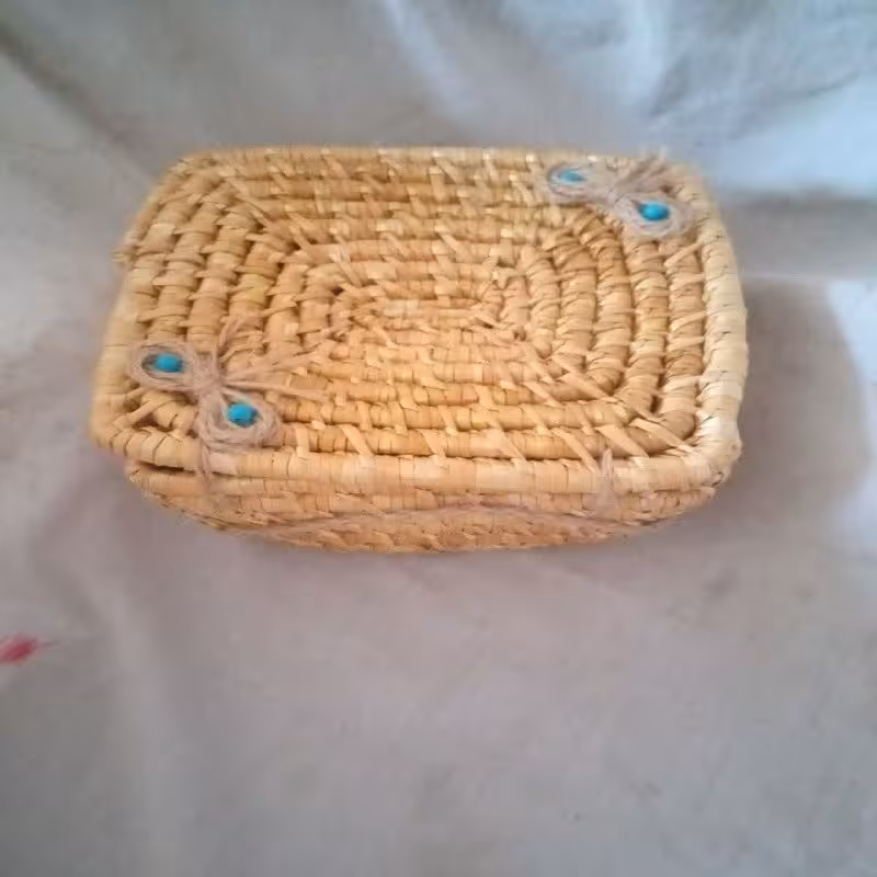 صندوقچه حصیری 20 در 20ارتفاع