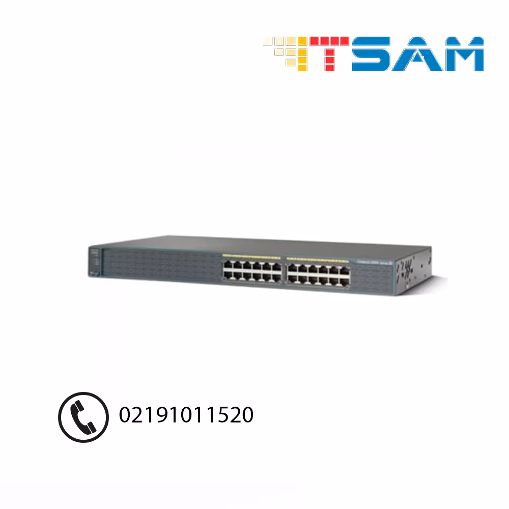 سوئیچ شبکه سیسکو 24 پورت WS-C2960-24-S