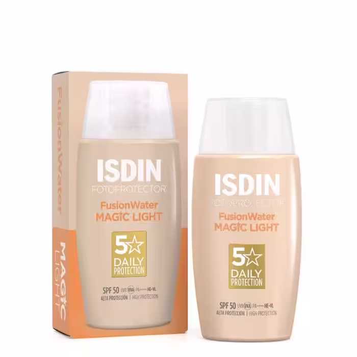 ضد آفتاب رنگی(لایت) فیوژن واتر مدل مجیک حجم 50ml