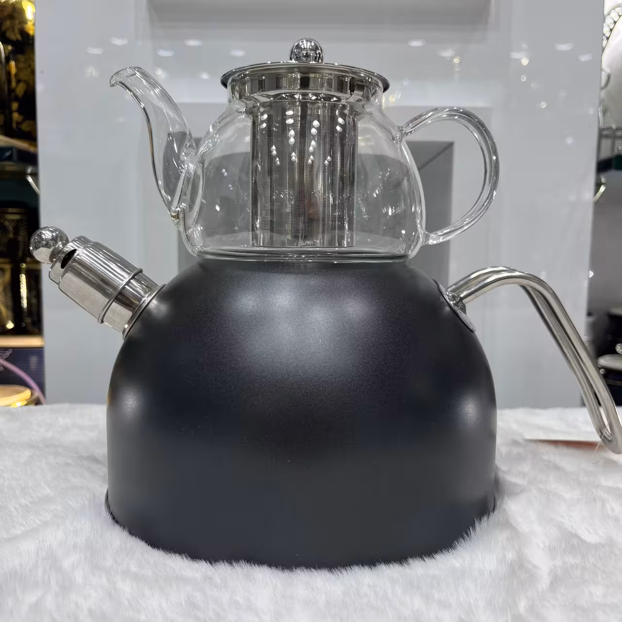 کتری قوری سوتی استیل ونتی کد 102