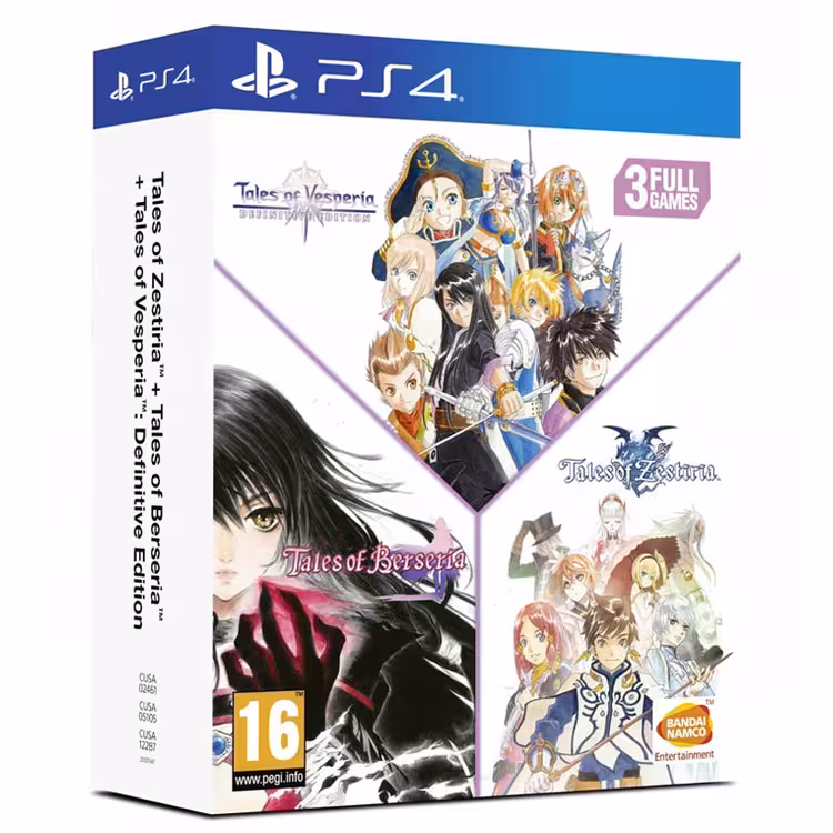 Tales of Vesperia   Tales of Berseria   Tales of Zestiria Compilation – PS4