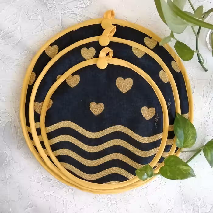 ست 3تایی دمکنی مخمل شارلین- طرح 23