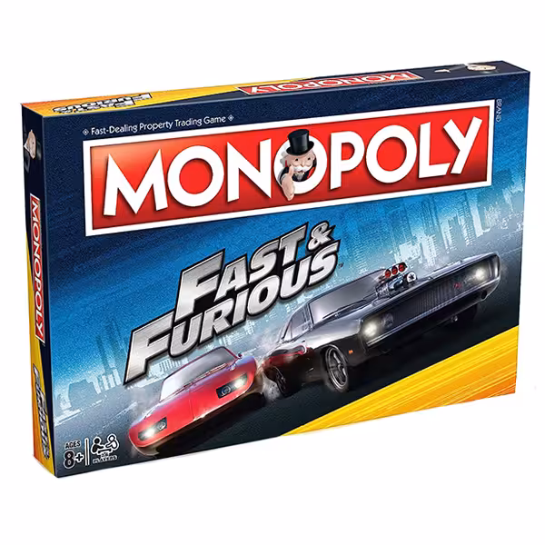 بازی فکری MONOPOLY مدل FAST & FURIOUS