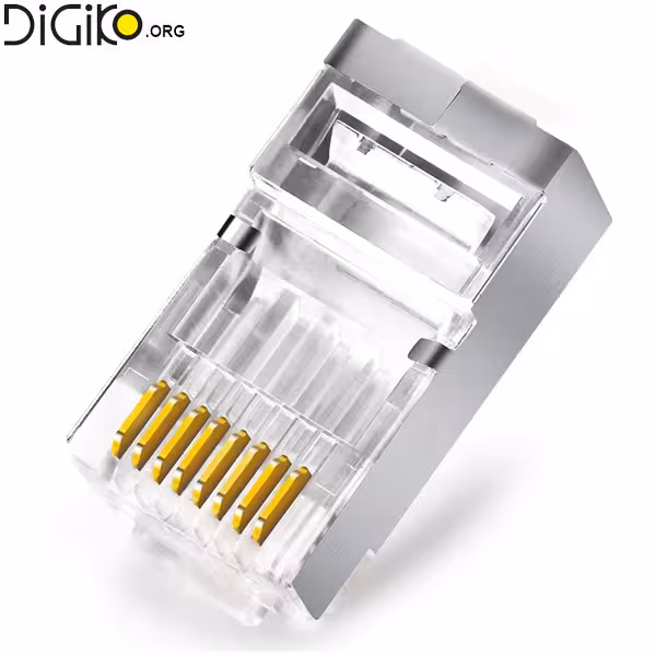 سوکت شبکه RG45 CAT6 بسته 20 تایی KNET فلزی