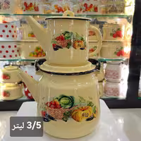 کتری و قوری لعابی ساخت روسیه