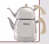 کتری قوری نزاز 3 لیتر کد 2412 کرم