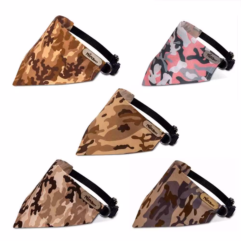 قلاده دستمال گردن سگ نیناپت مدل ارتشی