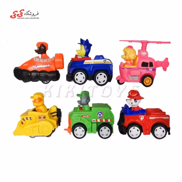 ست سگ های نگهبان با ماشین پاوپاترول 6 عددی PAW