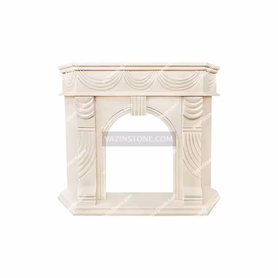 شومینه سنگی کرتین