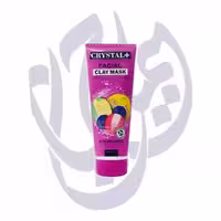 ماسک خاک رس کریستال مناسب انواع پوست حاوی پروتئین وویتامین CLAY MASK 250ml