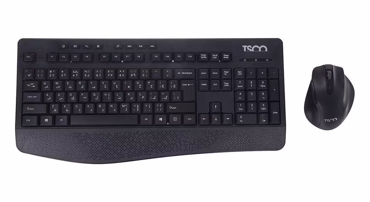 کیبورد و ماوس بی‌سیم تسکو مدل TKM 7110W