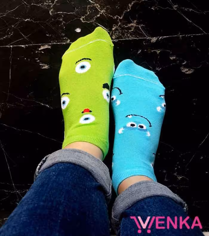 جوراب مچی طرح هیولا تابه تا