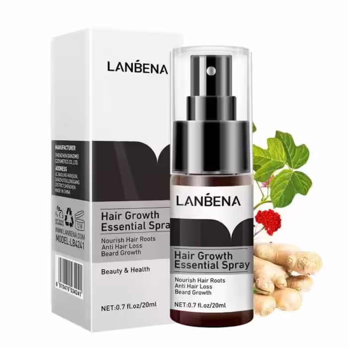 اسپری محرک رشد و ضد ریزش مو لانبنا LANBENA LB380 وارداتی