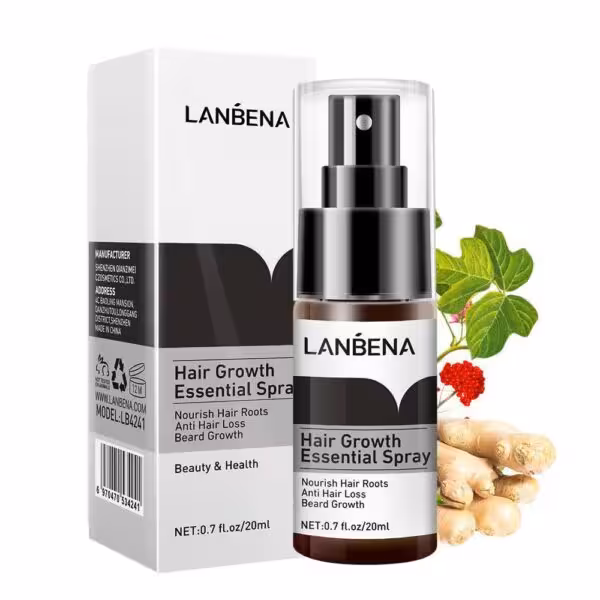 اسپری محرک رشد و ضد ریزش مو لانبنا LANBENA LB380 وارداتی