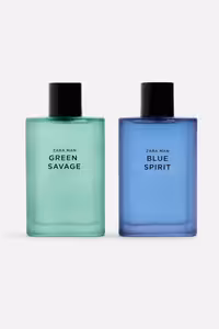 عطر ادکلن زارا دوقلو بلو من اسپریت و گرین ساواج | ZARA MAN GREEN SAVAGE   BLUE SPIRIT