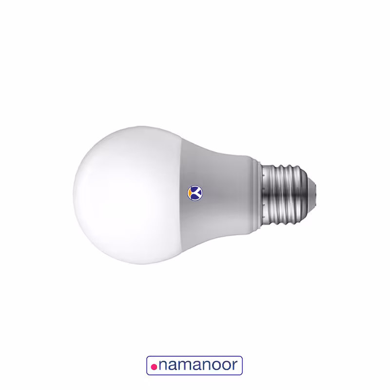 لامپ ال ای دی حبابدار 7 وات مدل A55 نمانور با پایه E27