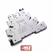 ماژول رله پی‌ال‌سی 230V تک کنتاکت 6 آمپر هونگفا 41F-1Z-C2-4-240