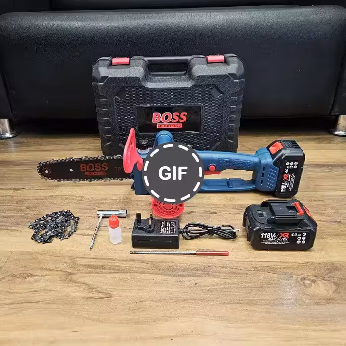 اره زنجیری شارژی 25 سانت براشلس باس مدل Ch25