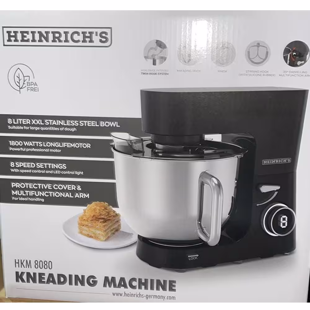 همزن کاسه دار هنریچ مدل HKM8080