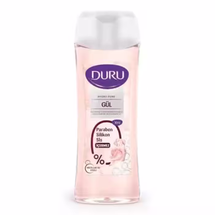 شامپو بدن فاقد سولفات دورو DURU عصاره گل رز 450 میلی لیتر