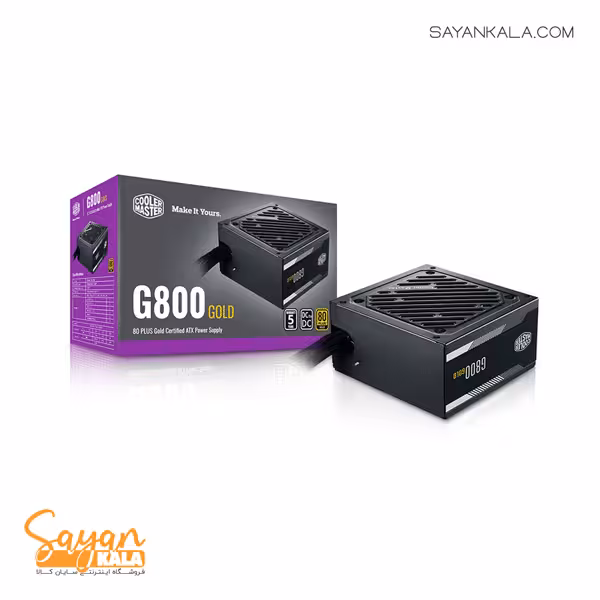 منبع تغذیه کولر مستر مدل POWER COOLER MASTER GOLD G800W